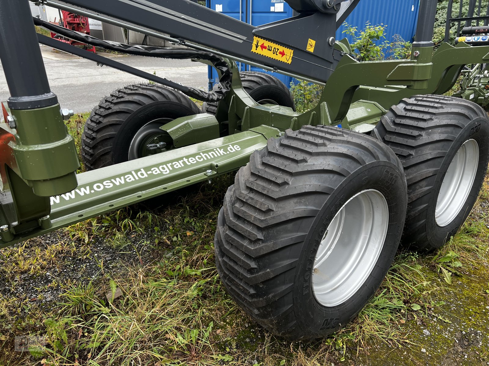 Rückewagen & Rückeanhänger tipa Farma CT 8,0-12 X-CEL, Neumaschine u Regen (Slika 7)