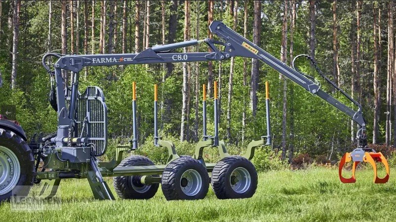 Rückewagen & Rückeanhänger typu Farma CT 8,0-14 X-CEL Rückewagen mit Druckluftbremse, Neumaschine w Bad Abbach-Dünzling (Zdjęcie 1)