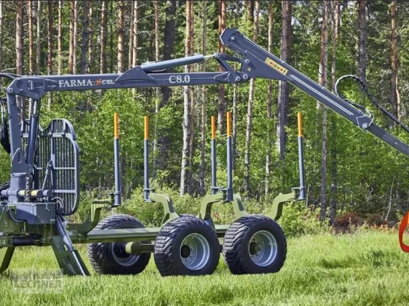 Rückewagen & Rückeanhänger типа Farma CT 8,0-14 X-CEL Rückewagen mit Druckluftbremse, Neumaschine в Bad Abbach-Dünzling (Фотография 1)