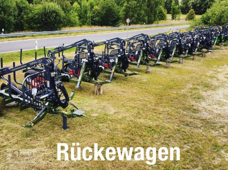 Rückewagen & Rückeanhänger del tipo Farma Rückewagen von 6-17 Tonnen, Neumaschine en Regen (Imagen 1)