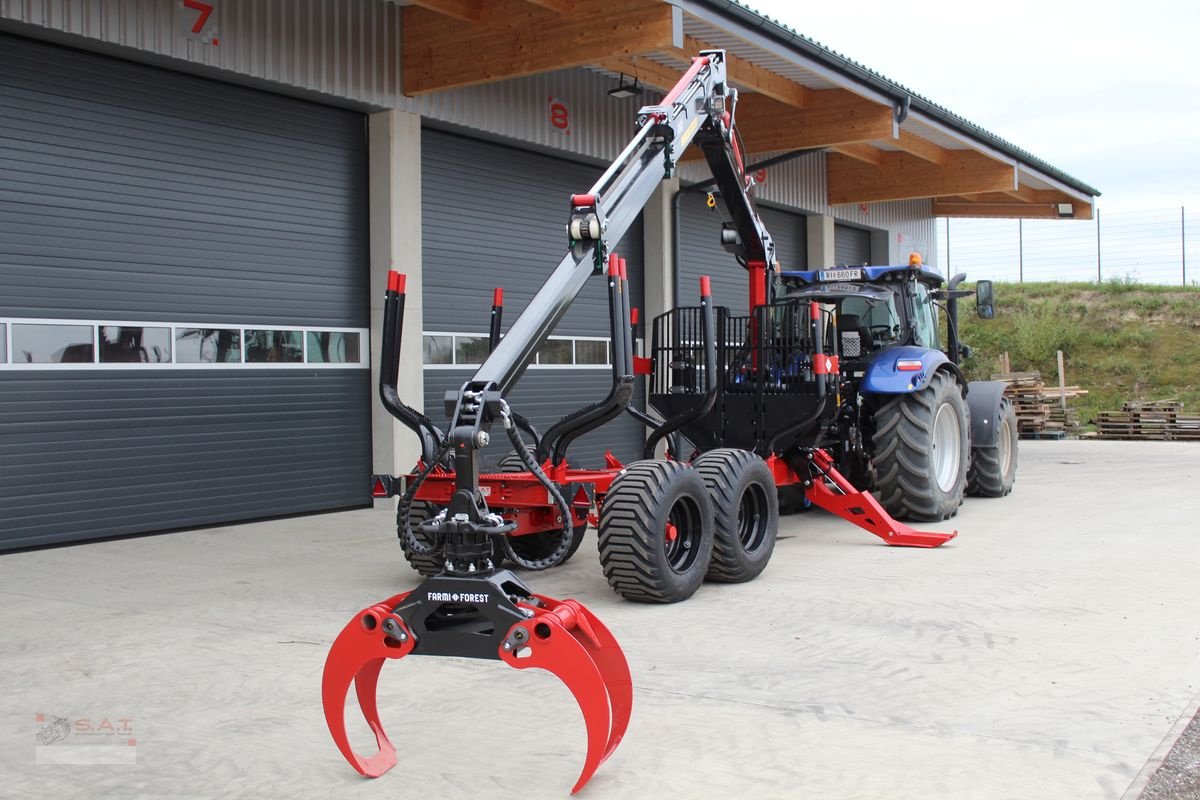 Rückewagen & Rückeanhänger typu Farmi FT 12 2WD - CR89 - 9,0m Kran - Radantrieb BB250, Neumaschine v Eberschwang (Obrázok 14)