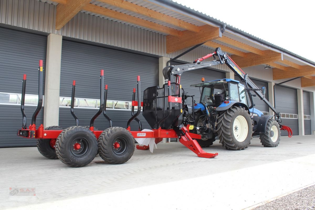 Rückewagen & Rückeanhänger van het type Farmi FT 12 mit CR 69 Kran - 8,5m - 14,5 Tonnen, Neumaschine in Eberschwang (Foto 31)