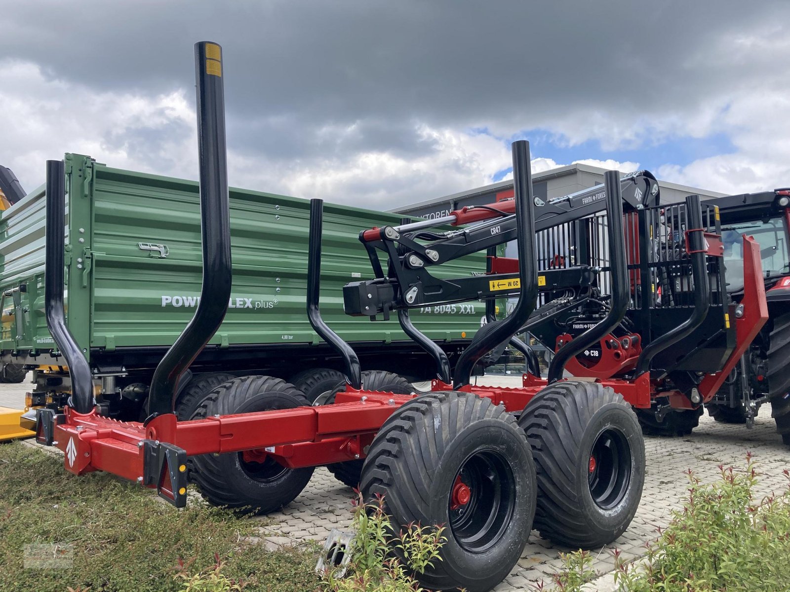 Rückewagen & Rückeanhänger Türe ait Farmi FT 9, Neumaschine içinde Fürth / Burgfarrnbach (resim 11)