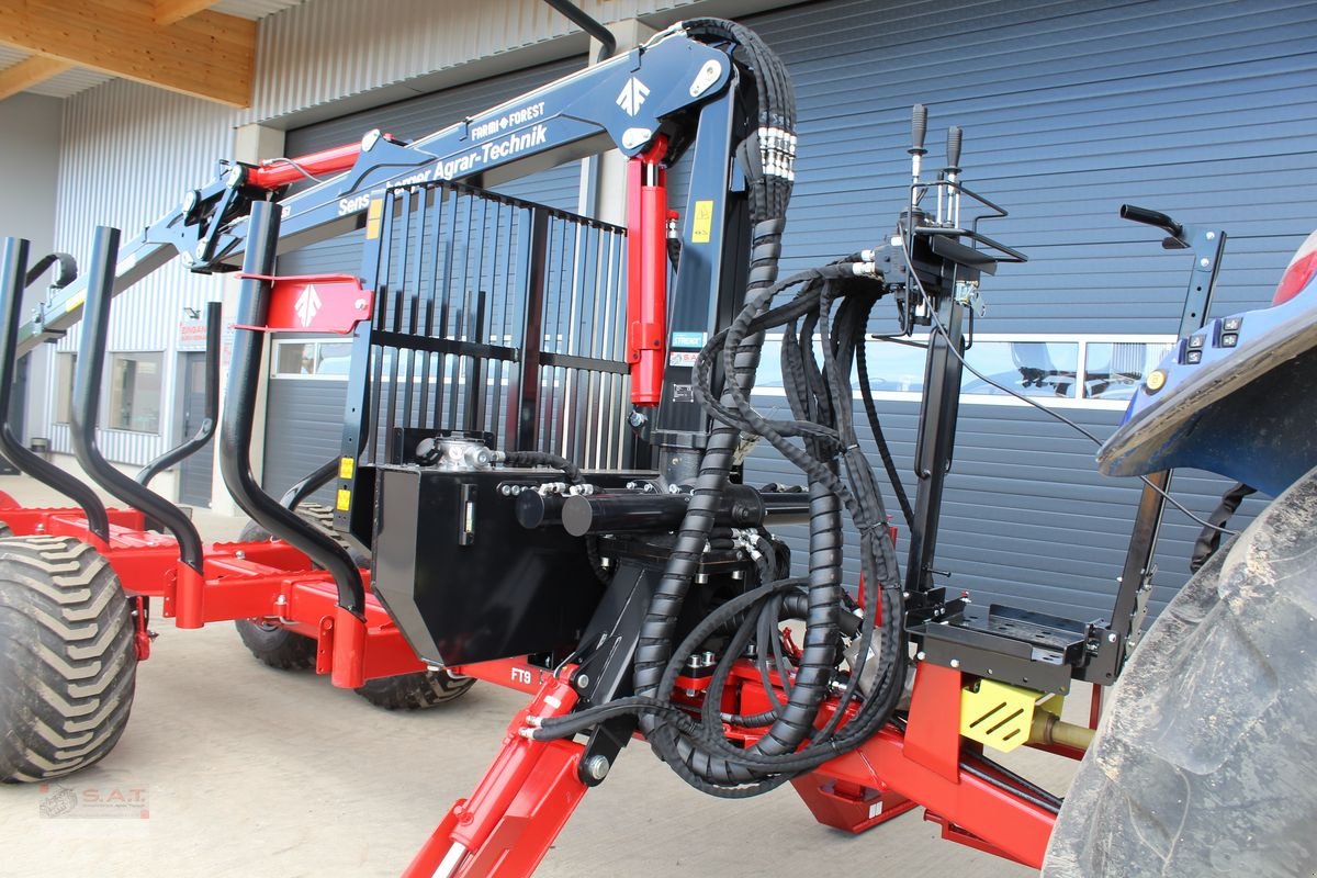 Rückewagen & Rückeanhänger del tipo Farmi Rückewagen 11,5 to-7,00 m Kran, Neumaschine en Eberschwang (Imagen 15)