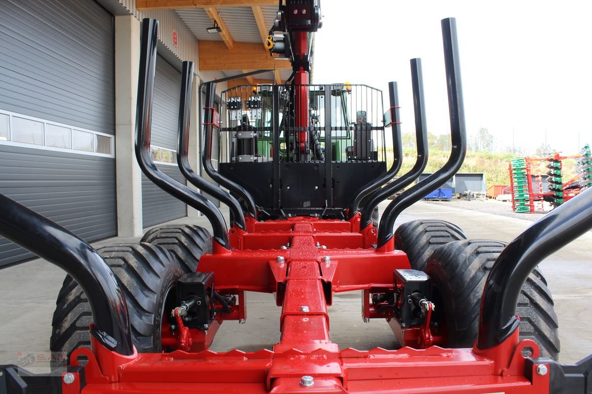 Rückewagen & Rückeanhänger del tipo Farmi Rückewagen 12 to.-7,20 m Kran, Neumaschine In Eberschwang (Immagine 17)