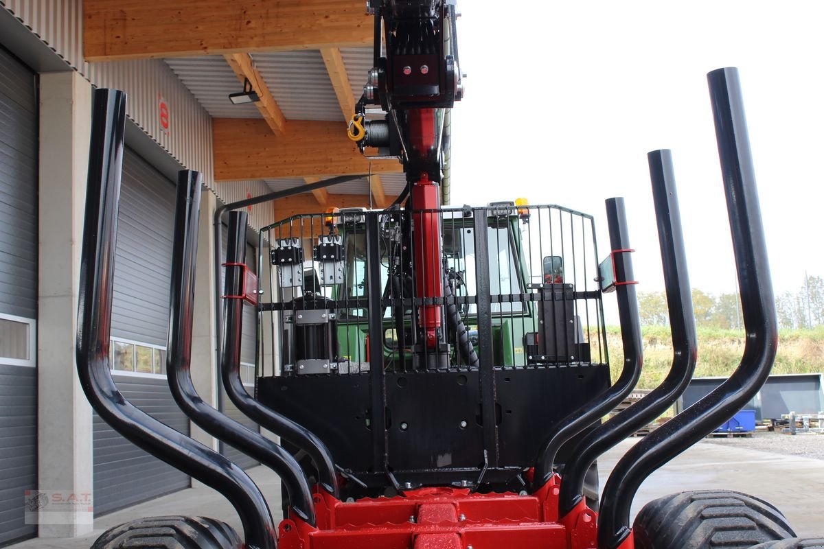 Rückewagen & Rückeanhänger del tipo Farmi Rückewagen 12 to.-7,20 m Kran, Neumaschine In Eberschwang (Immagine 18)