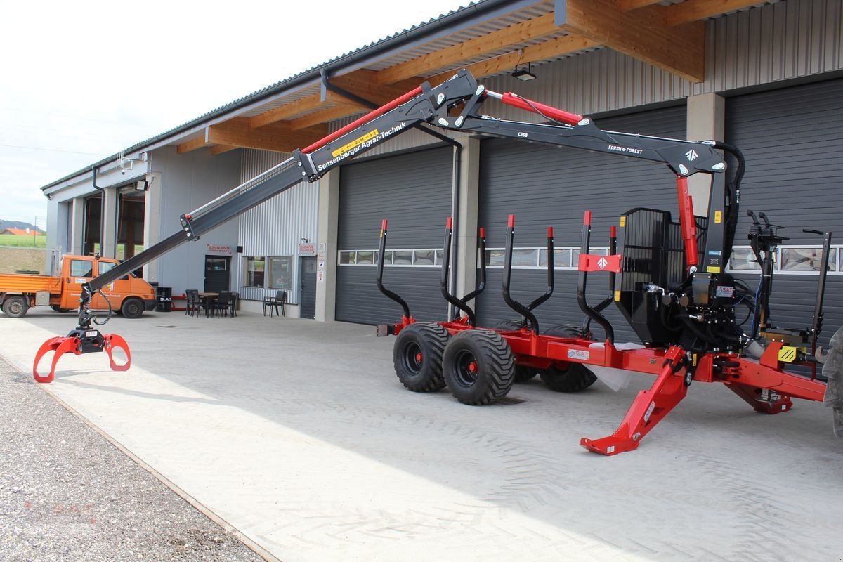 Rückewagen & Rückeanhänger du type Farmi Rückewagen 14,5 Tonnen - 8,5 m Kran, Neumaschine en Eberschwang (Photo 26)