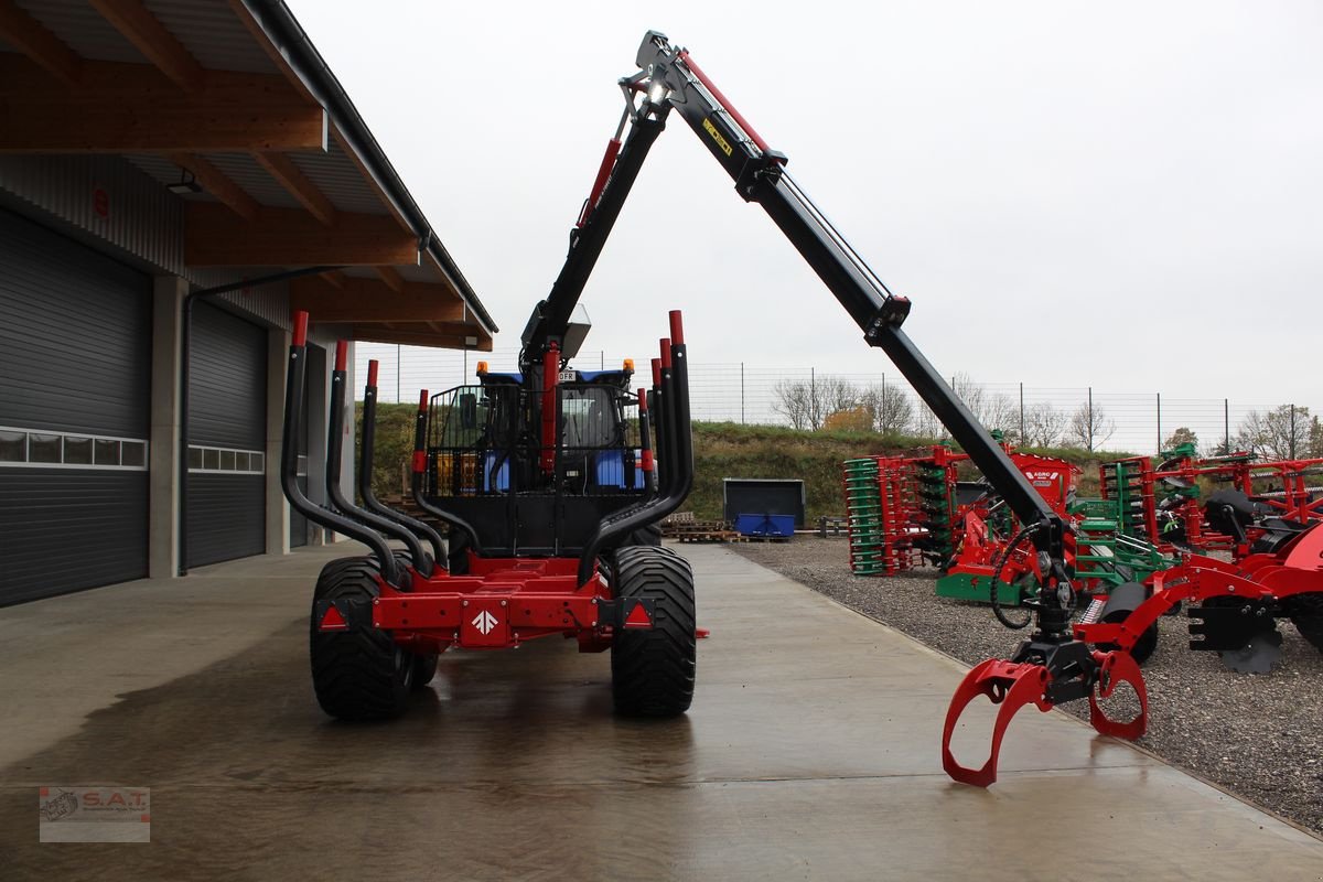 Rückewagen & Rückeanhänger del tipo Farmi Rückewagen 17 to-9m Kran- Black Bruin, Neumaschine en Eberschwang (Imagen 25)