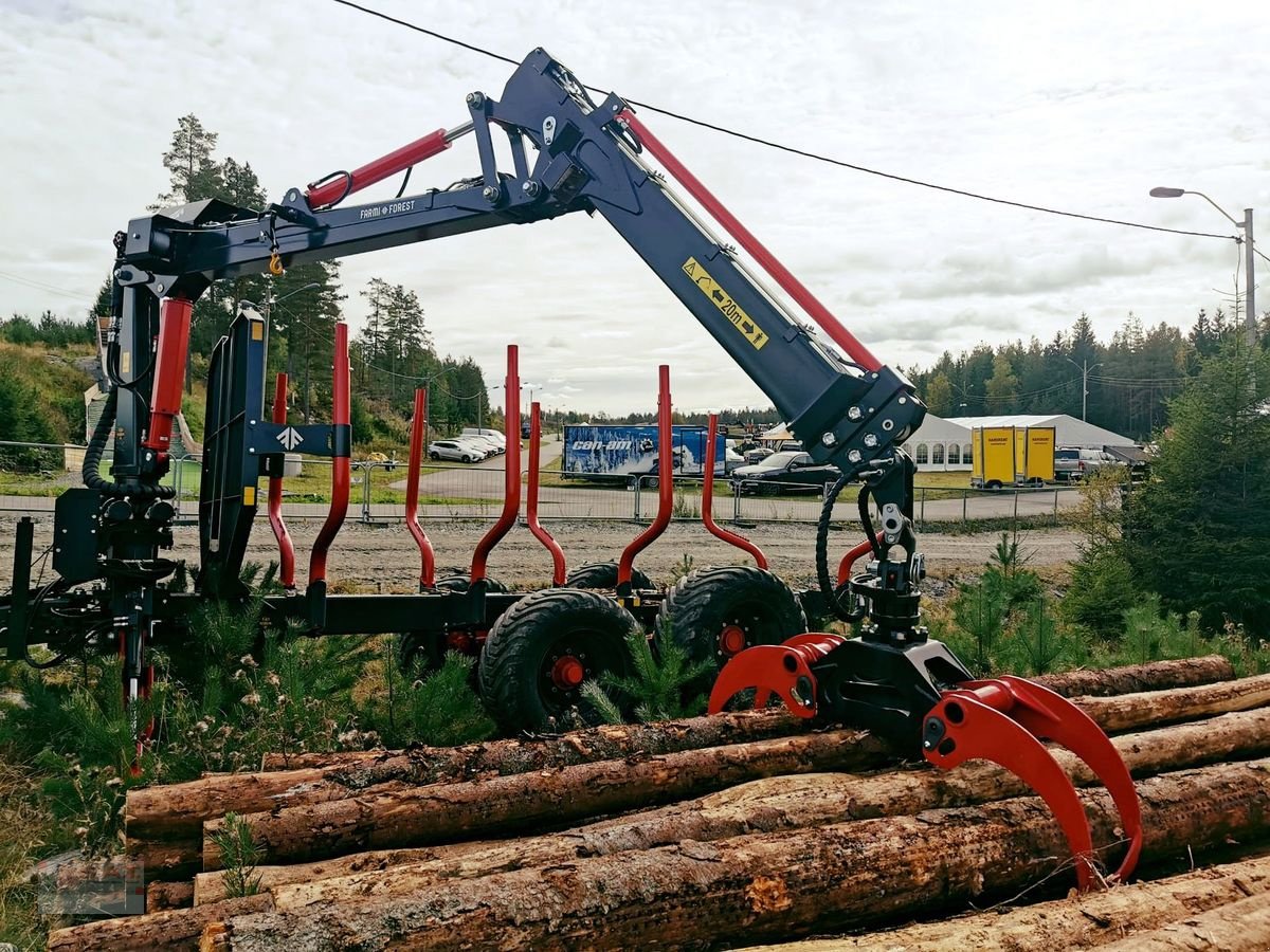 Rückewagen & Rückeanhänger des Typs Farmi Rückewagen FT 12-CR89-Prehydraulik, Neumaschine in Eberschwang (Bild 7)