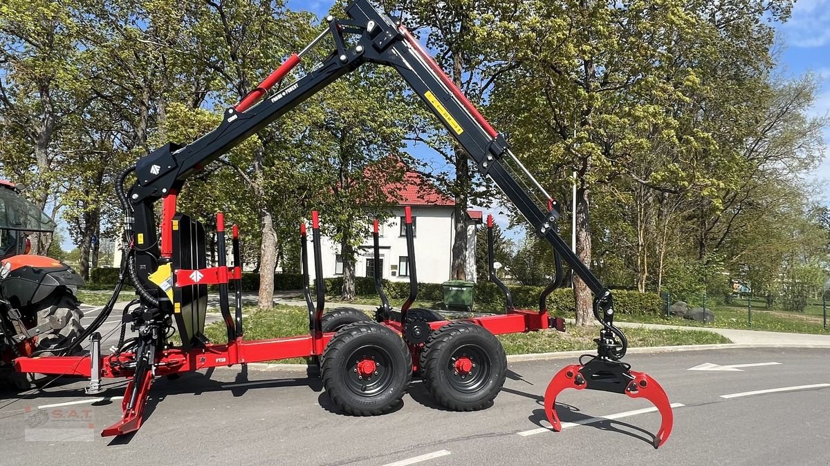 Rückewagen & Rückeanhänger del tipo Farmi Rückewagen FT 13-CR 89-Black Bruin-Funk, Neumaschine In Eberschwang (Immagine 11)