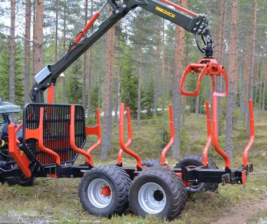 Rückewagen & Rückeanhänger del tipo Farmi Rückewagen FT 13-CR 89-Black Bruin-Funk, Neumaschine In Eberschwang (Immagine 19)