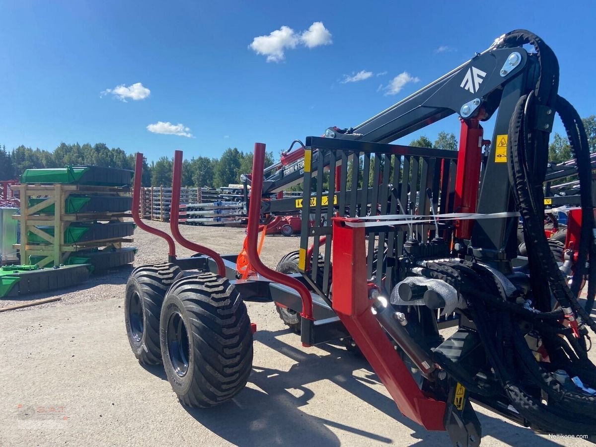 Rückewagen & Rückeanhänger typu Farmi Rückewagen FT7-6,30m Kran-NEU, Neumaschine v Eberschwang (Obrázek 4)