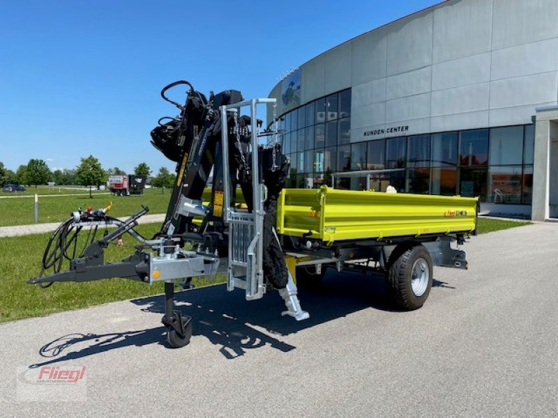 Rückewagen & Rückeanhänger typu Fliegl EDK-K65 mit Z-Kran 47, Neumaschine v Mühldorf (Obrázek 1)