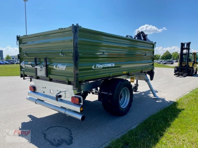 Rückewagen & Rückeanhänger tip Fliegl EDK-K80 4000mm mit Z-Kran 47, Neumaschine in Mühldorf (Poză 7)