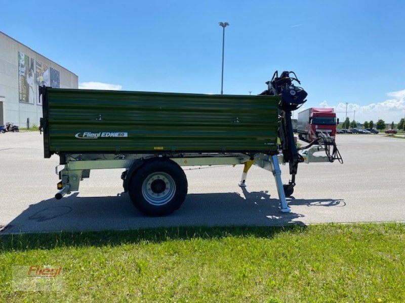 Rückewagen & Rückeanhänger van het type Fliegl EDK-K80 4000mm mit Z-Kran 47, Neumaschine in Mühldorf (Foto 8)