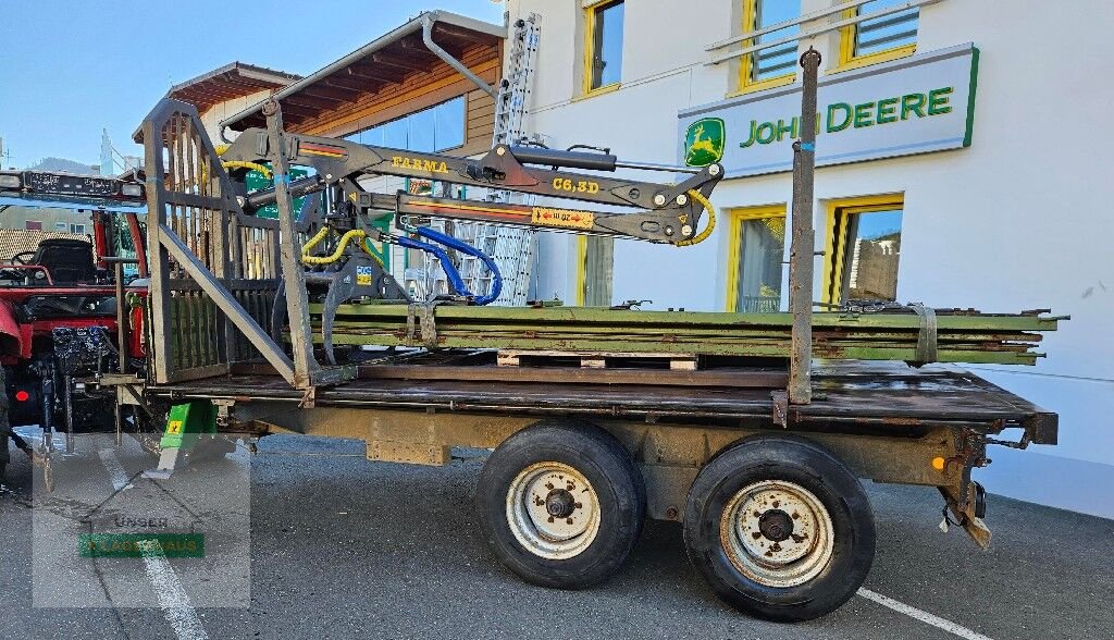 Rückewagen & Rückeanhänger van het type Fliegl mit Forstkran, Gebrauchtmaschine in St. Michael (Foto 9)