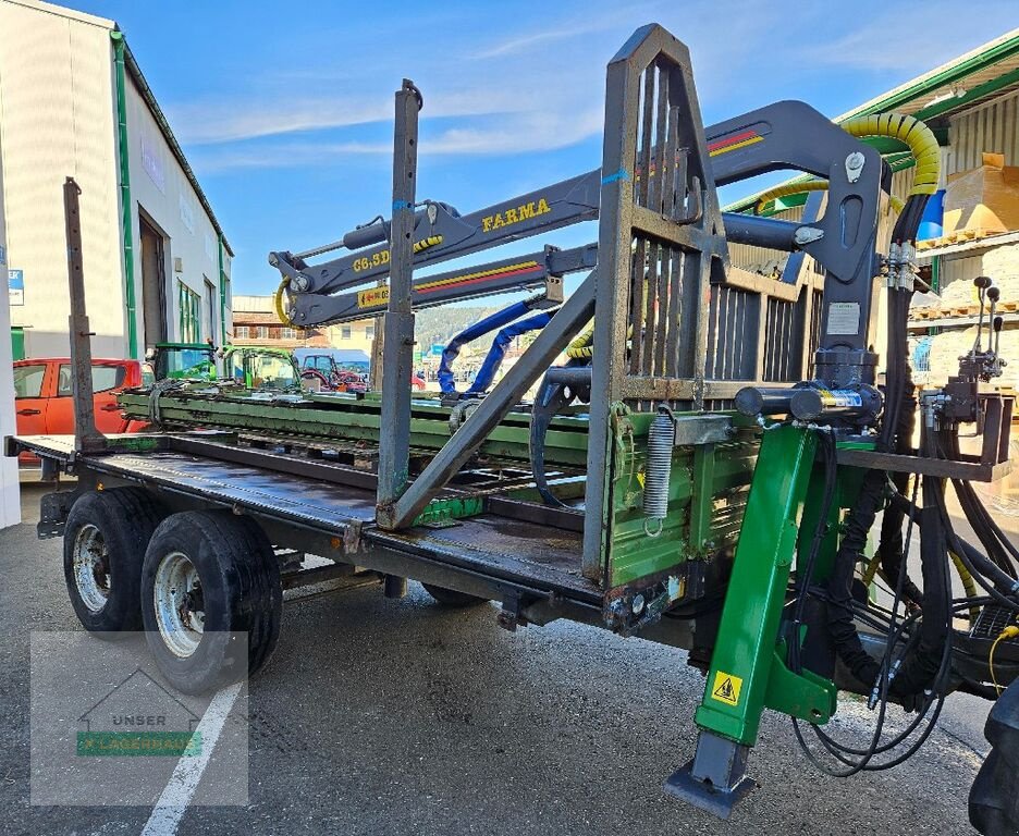 Rückewagen & Rückeanhänger van het type Fliegl mit Forstkran, Gebrauchtmaschine in St. Michael (Foto 4)