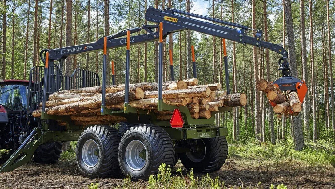 Rückewagen & Rückeanhänger del tipo Fors MW FARMA 10,2-17, Neumaschine In Bremen (Immagine 4)