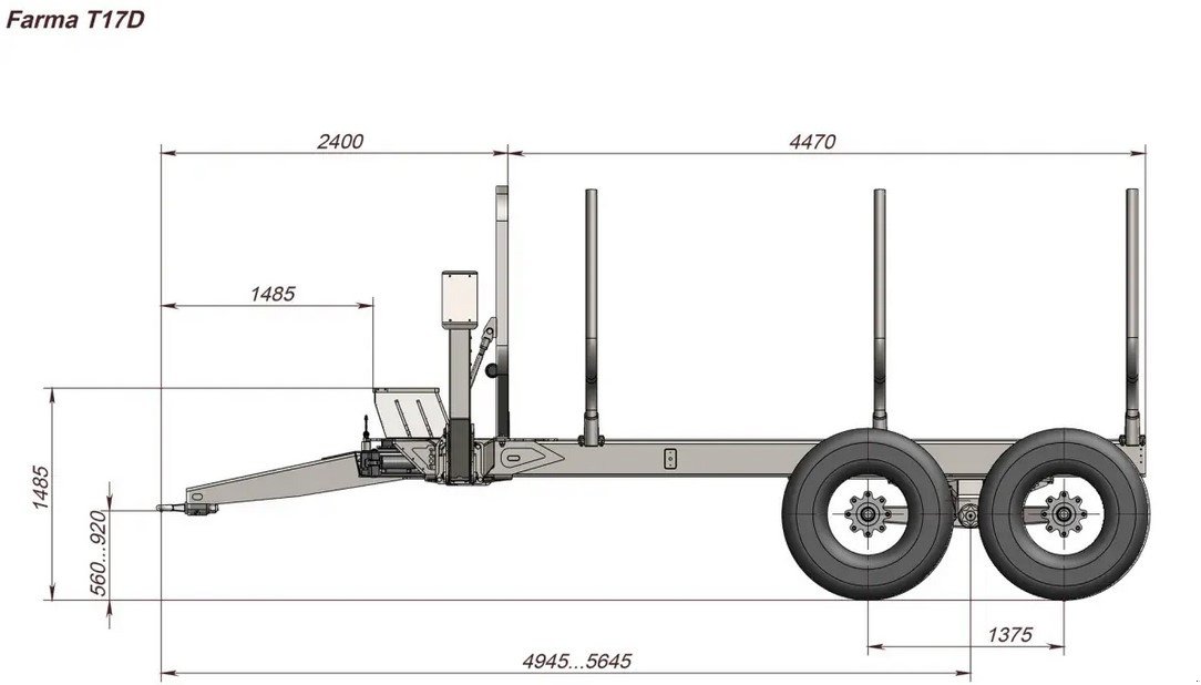 Rückewagen & Rückeanhänger del tipo Fors MW FARMA 10,2-17, Neumaschine In Bremen (Immagine 10)