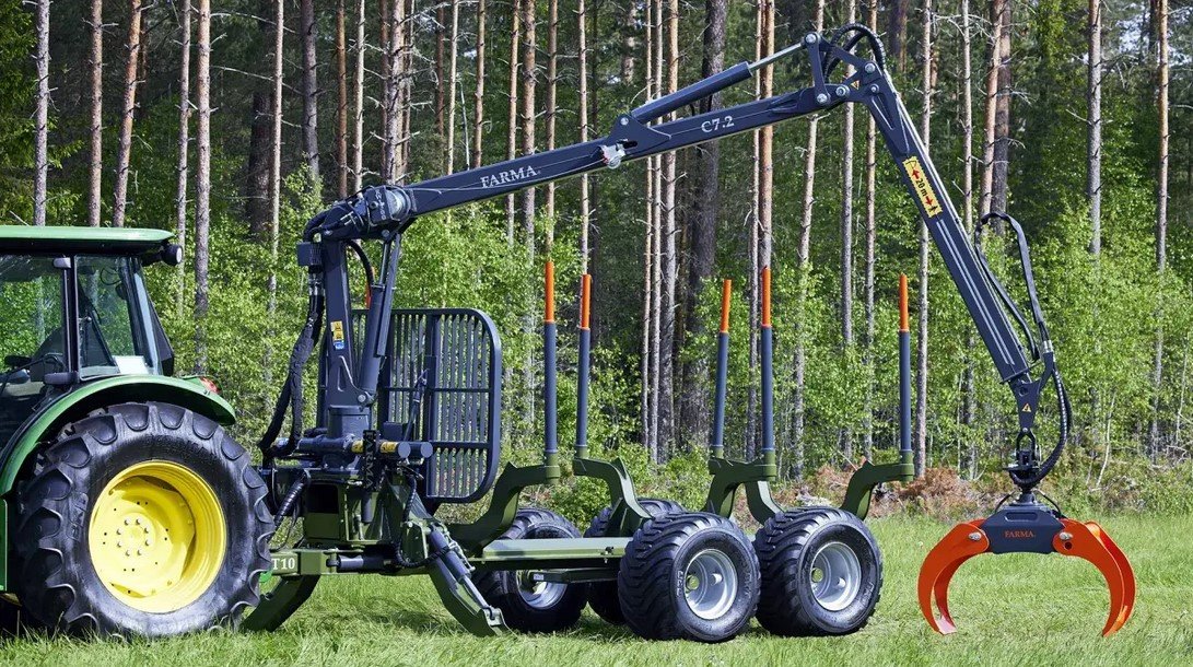 Rückewagen & Rückeanhänger typu Fors MW FARMA 7.2-10 G2, Neumaschine w Bremen (Zdjęcie 5)