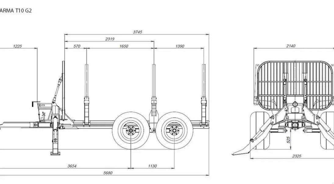 Rückewagen & Rückeanhänger типа Fors MW FARMA 7.2-10 G2, Neumaschine в Bremen (Фотография 7)