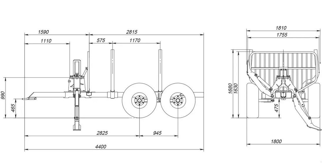 Rückewagen & Rückeanhänger του τύπου Fors MW FARMA CT5.0-6, Neumaschine σε Bremen (Φωτογραφία 3)