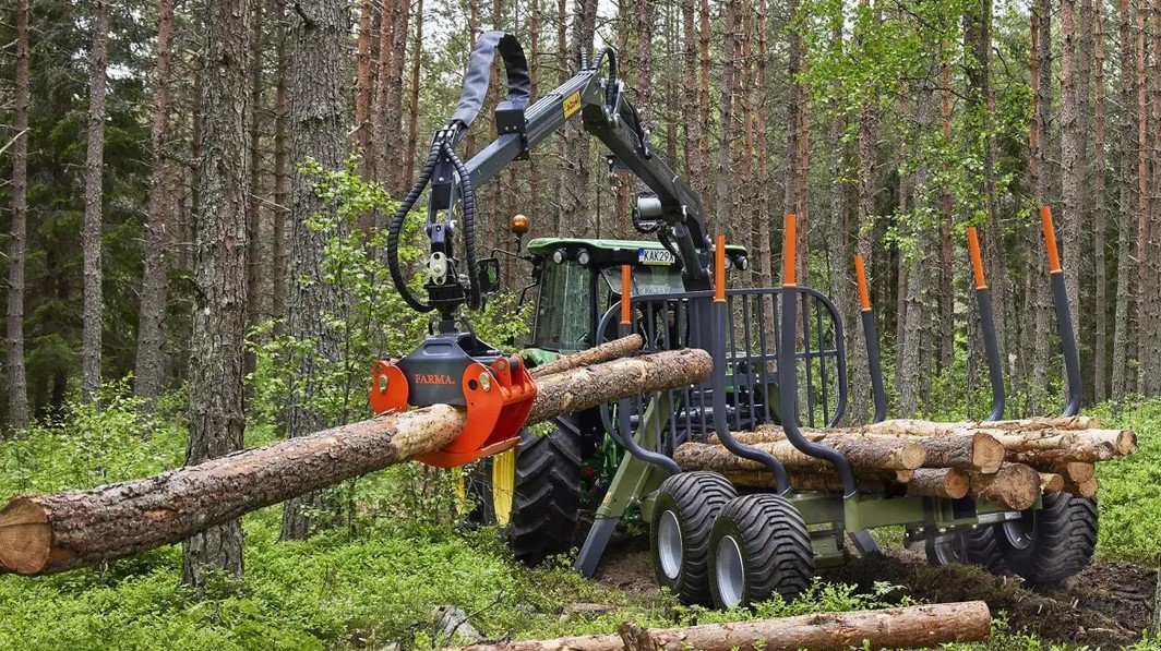 Rückewagen & Rückeanhänger typu Fors MW FARMA CT6.7-9F, Neumaschine v Bremen (Obrázek 8)