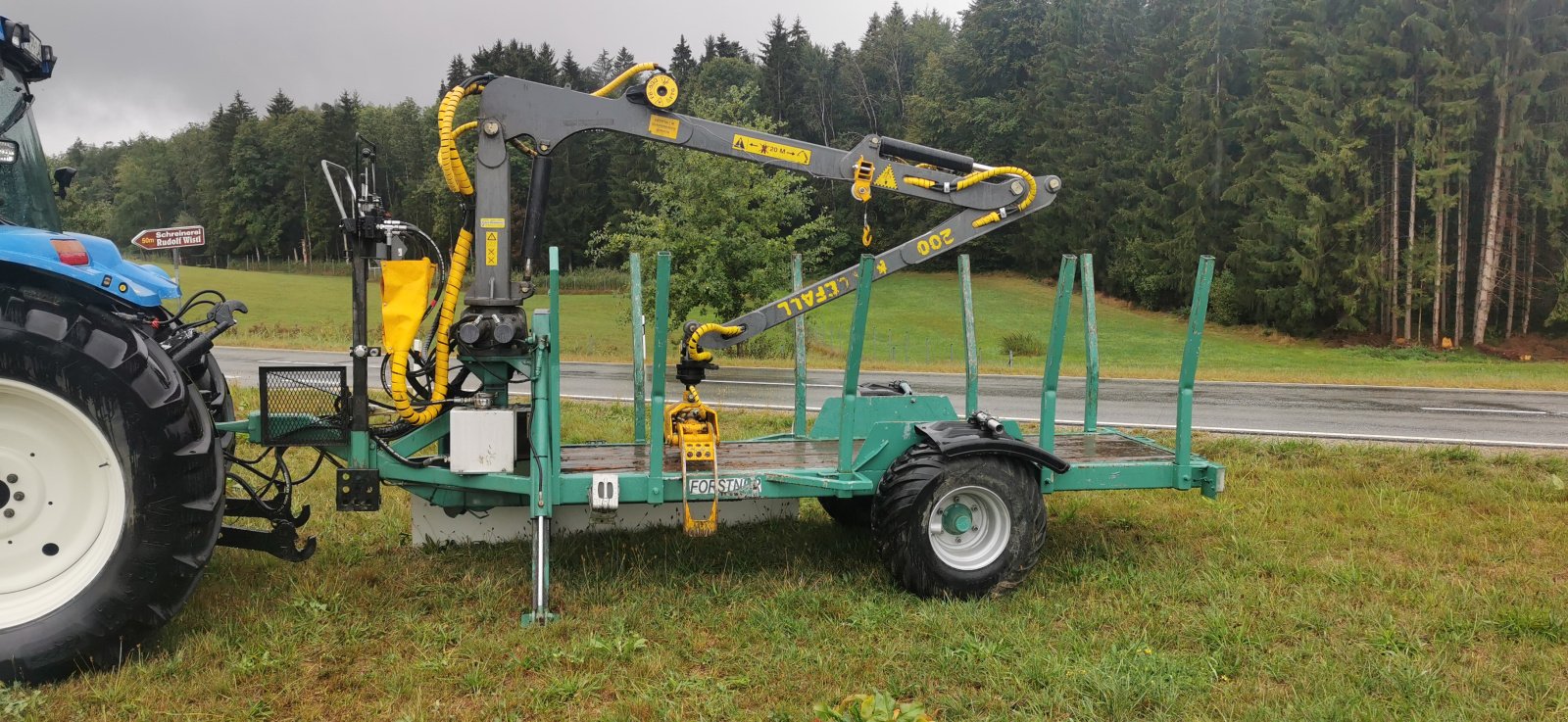 Rückewagen & Rückeanhänger типа Forstner F6, Gebrauchtmaschine в Tittling  (Фотография 1)