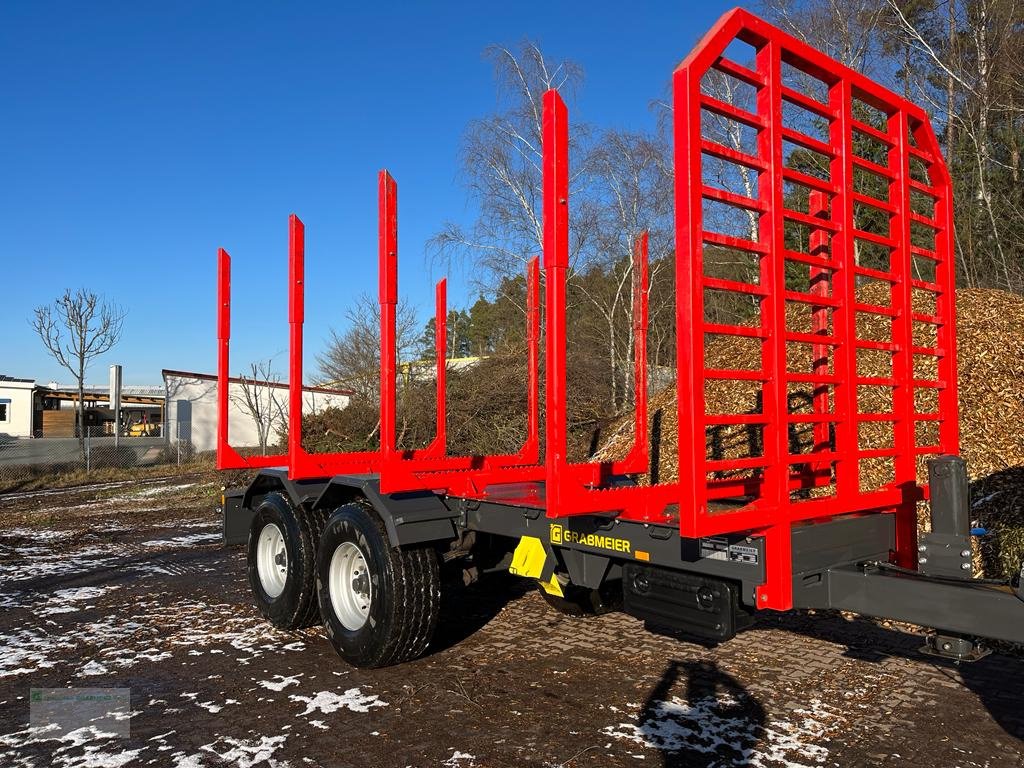 Rückewagen & Rückeanhänger del tipo Grabmeier Holz Transportanhänger, Gebrauchtmaschine en Reisbach (Imagen 1)