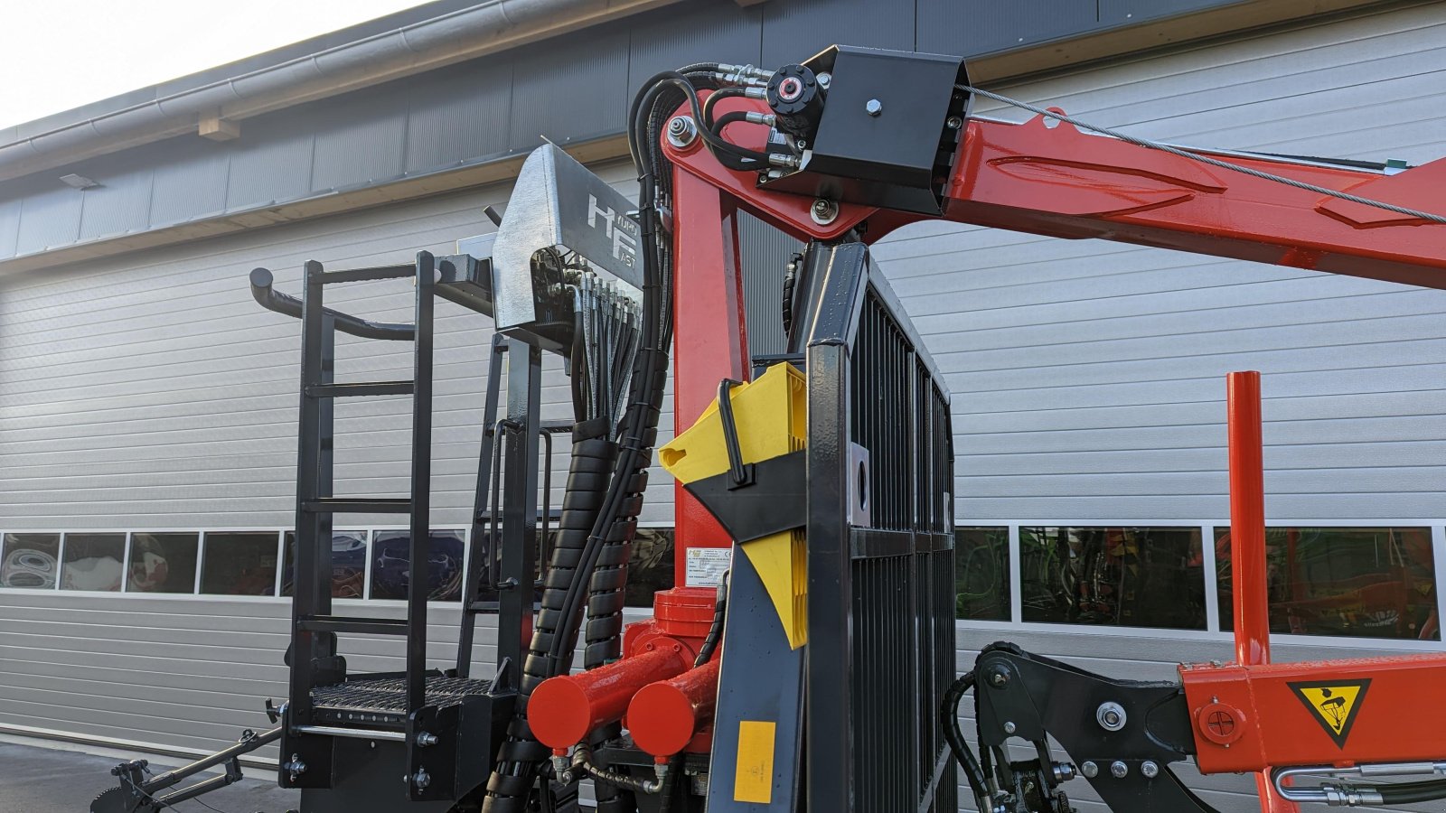 Rückewagen & Rückeanhänger del tipo Hydrofast H9 7,5m Kran 550kg Hubkraft Hydraulische Auflaufbremse sofort verfügbar, Neumaschine en Schwarzenfeld (Imagen 13)