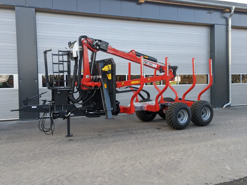 Rückewagen & Rückeanhänger des Typs Hydrofast H9 7,5m Kran 550kg Hubkraft Hydraulische Auflaufbremse, Neumaschine in Schwarzenfeld