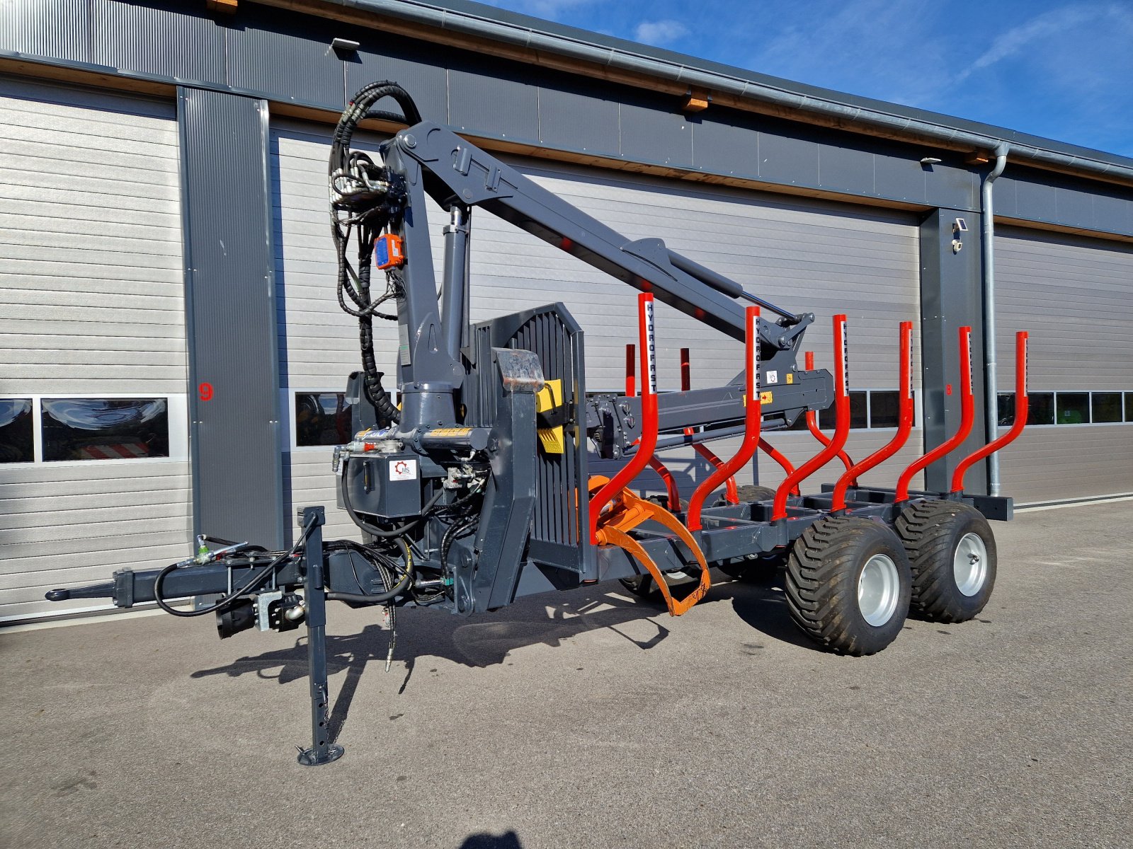 Rückewagen & Rückeanhänger van het type Hydrofast Vorführmaschine H11 14,5t 10,2m Kran 520kg Hubkraft Druckluft, Gebrauchtmaschine in Schwarzenfeld (Foto 1)