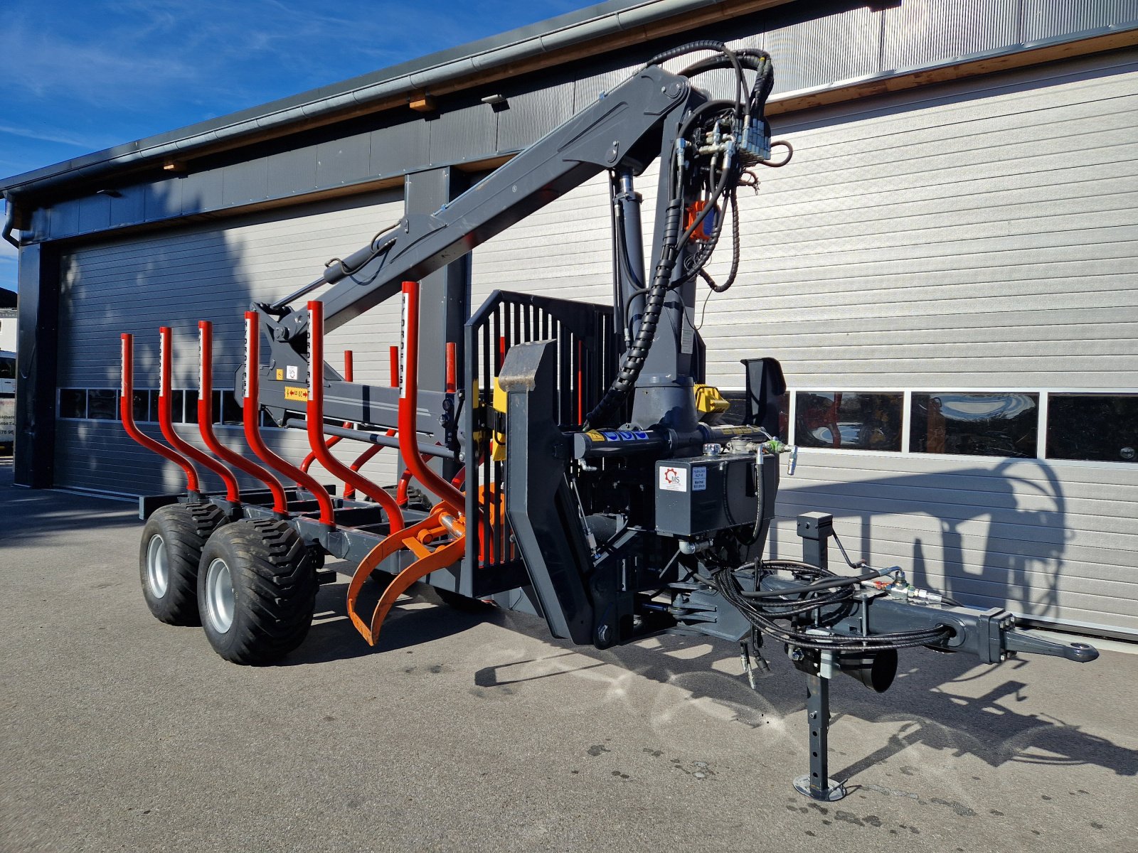 Rückewagen & Rückeanhänger van het type Hydrofast Vorführmaschine H11 14,5t 10,2m Kran 520kg Hubkraft Druckluft, Gebrauchtmaschine in Schwarzenfeld (Foto 3)