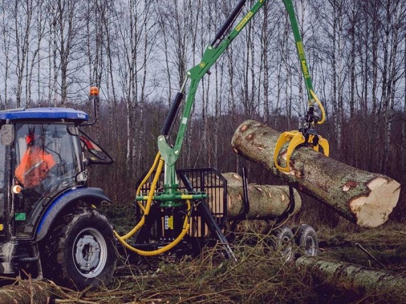 Rückewagen & Rückeanhänger tipa Kellfri Skovvogn med kran, Gebrauchtmaschine u Middelfart