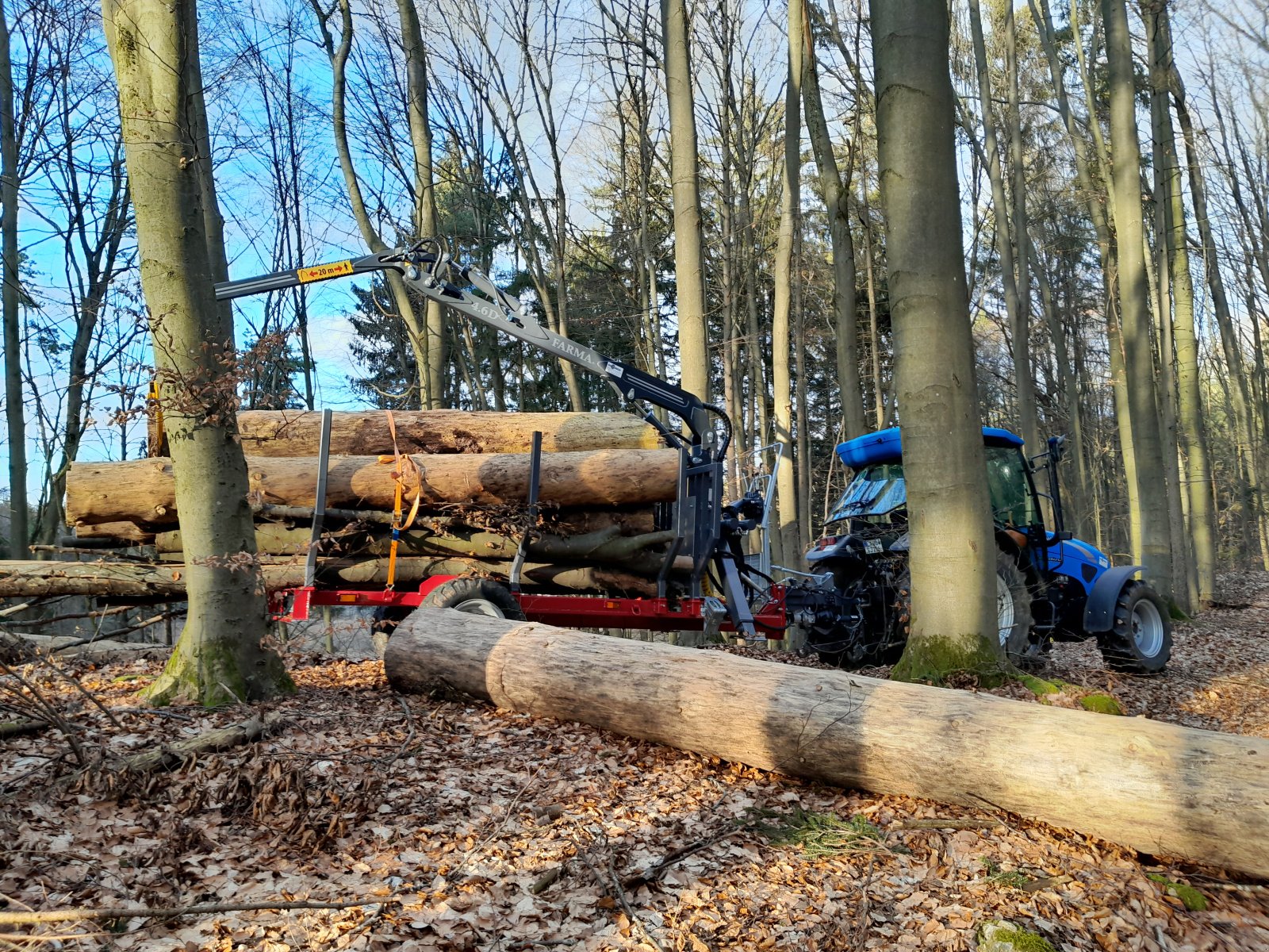 Rückewagen & Rückeanhänger van het type Kratzer Forsmaschinen RW6000, Neumaschine in Happurg - Föhrenbach (Foto 2)