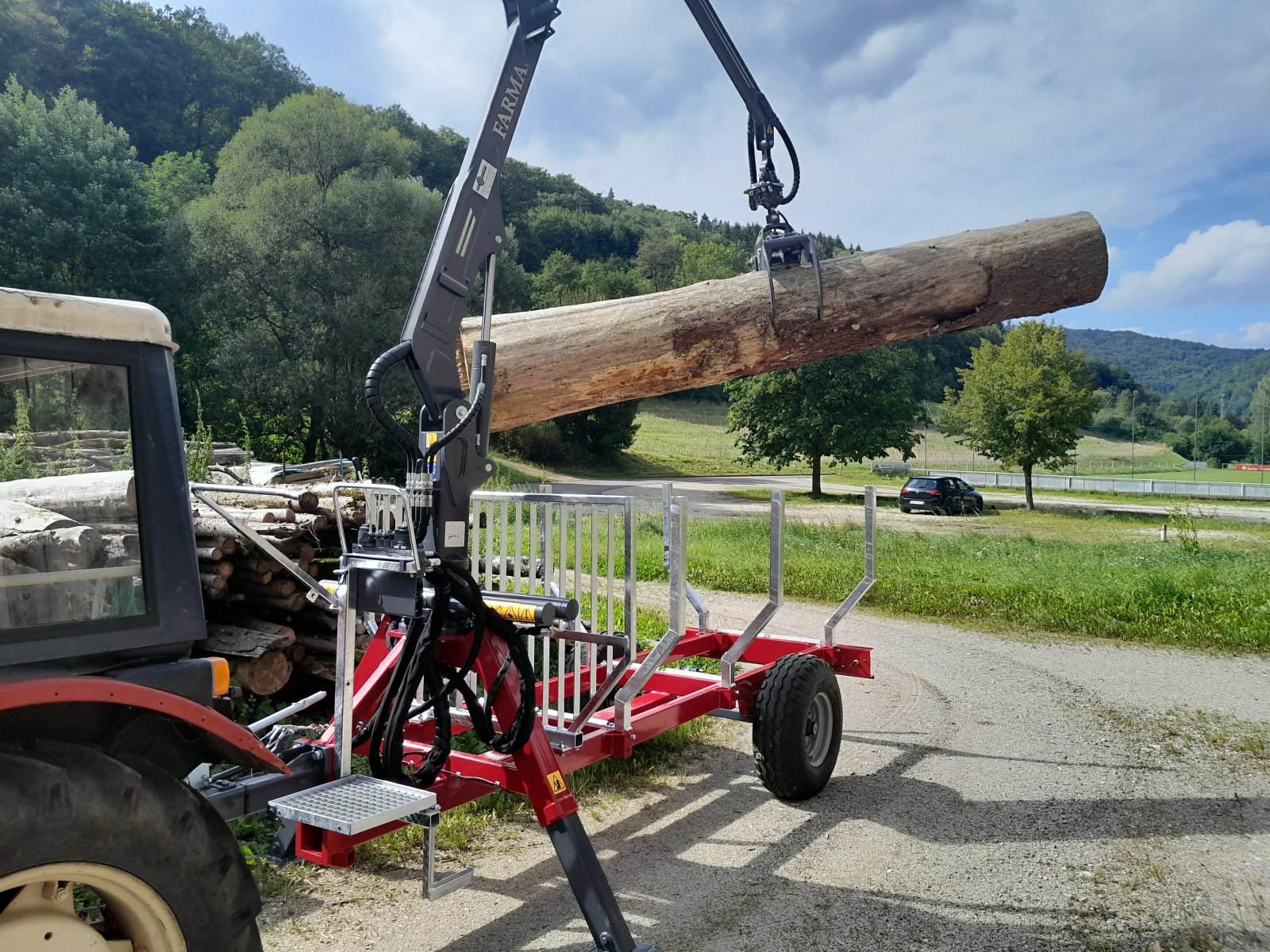 Rückewagen & Rückeanhänger a típus Kratzer Forsmaschinen RW6000, Neumaschine ekkor: Happurg - Föhrenbach (Kép 4)