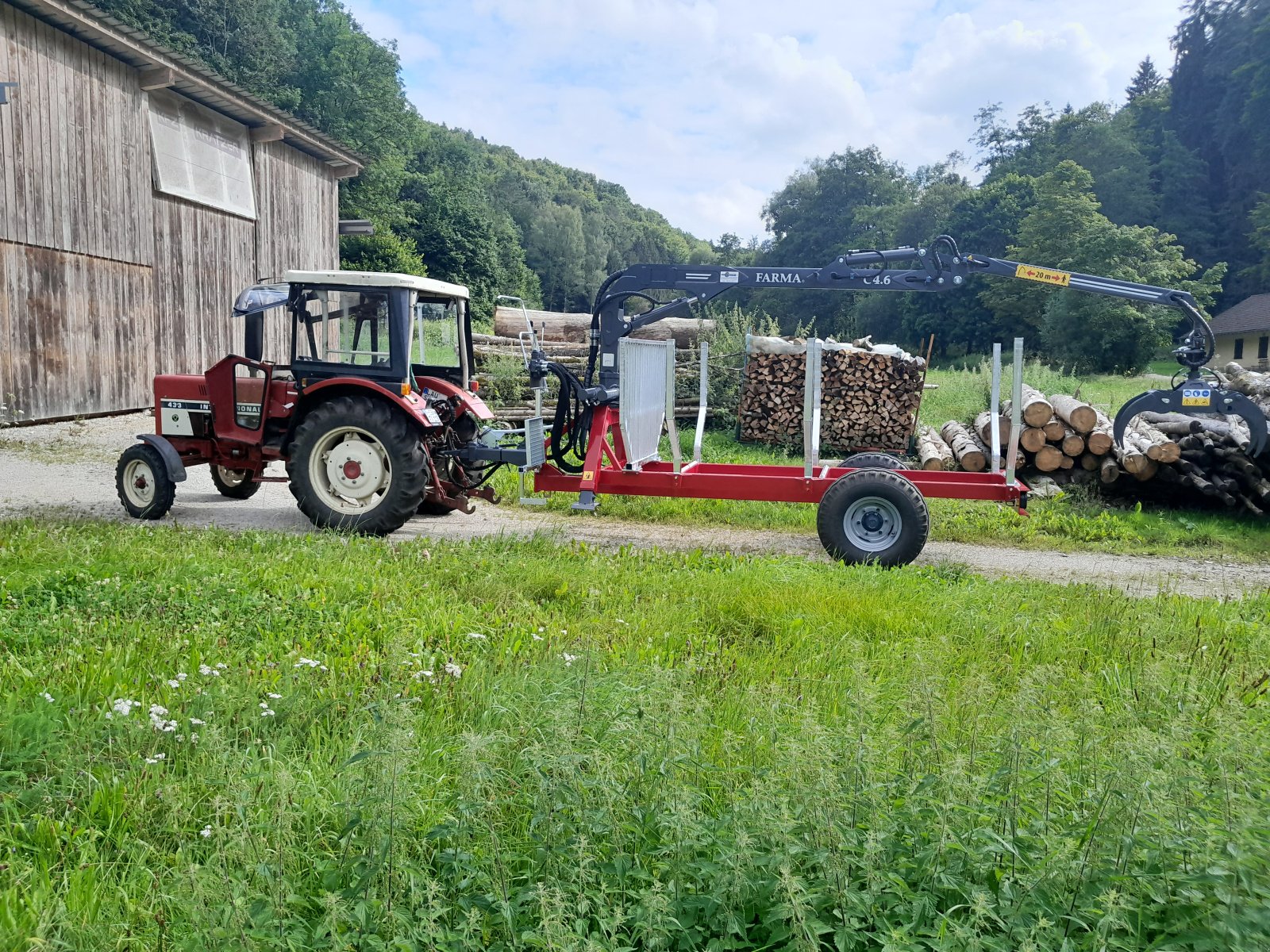 Rückewagen & Rückeanhänger Türe ait Kratzer Forsmaschinen RW6000, Neumaschine içinde Happurg - Föhrenbach (resim 7)