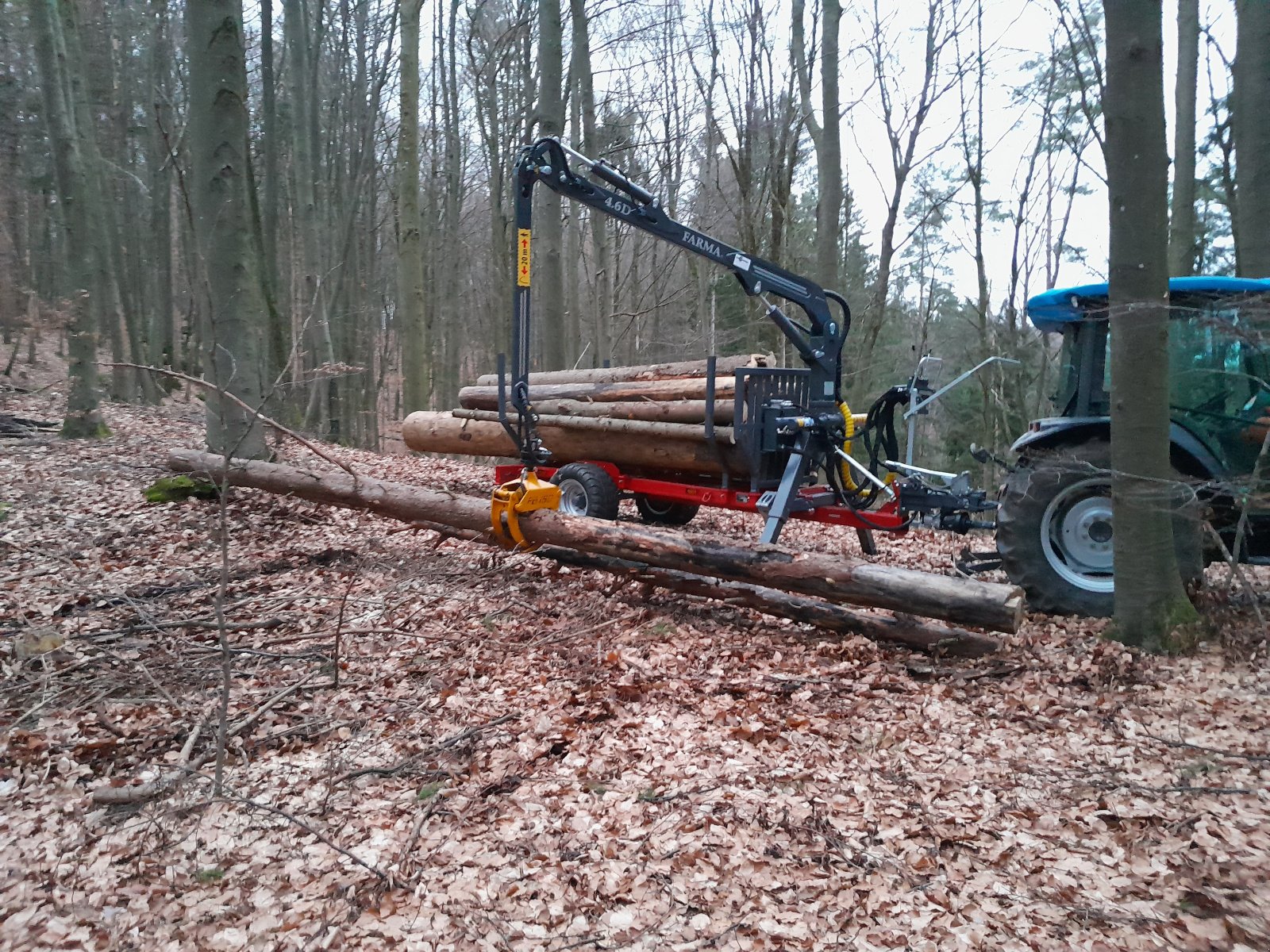 Rückewagen & Rückeanhänger a típus Kratzer Forstmaschinen RW6000, Neumaschine ekkor: Happurg - Föhrenbach (Kép 2)