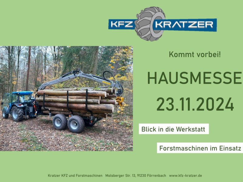 Rückewagen & Rückeanhänger des Typs Kratzer Forstmaschinen RW6000, Neumaschine in Happurg - Föhrenbach (Bild 1)