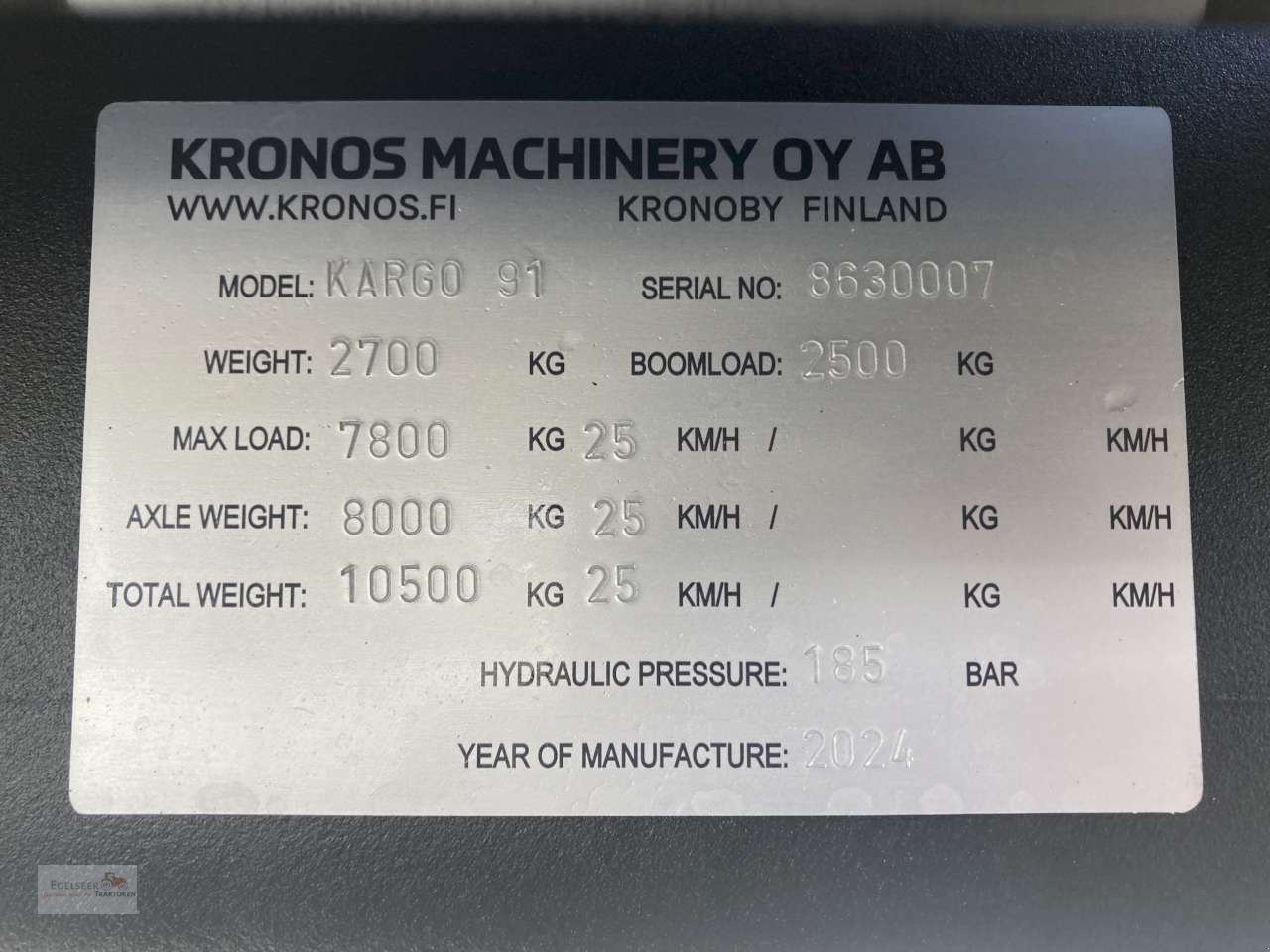 Rückewagen & Rückeanhänger del tipo Kronos Kargo 91, Neumaschine en Fürth / Burgfarrnbach (Imagen 4)