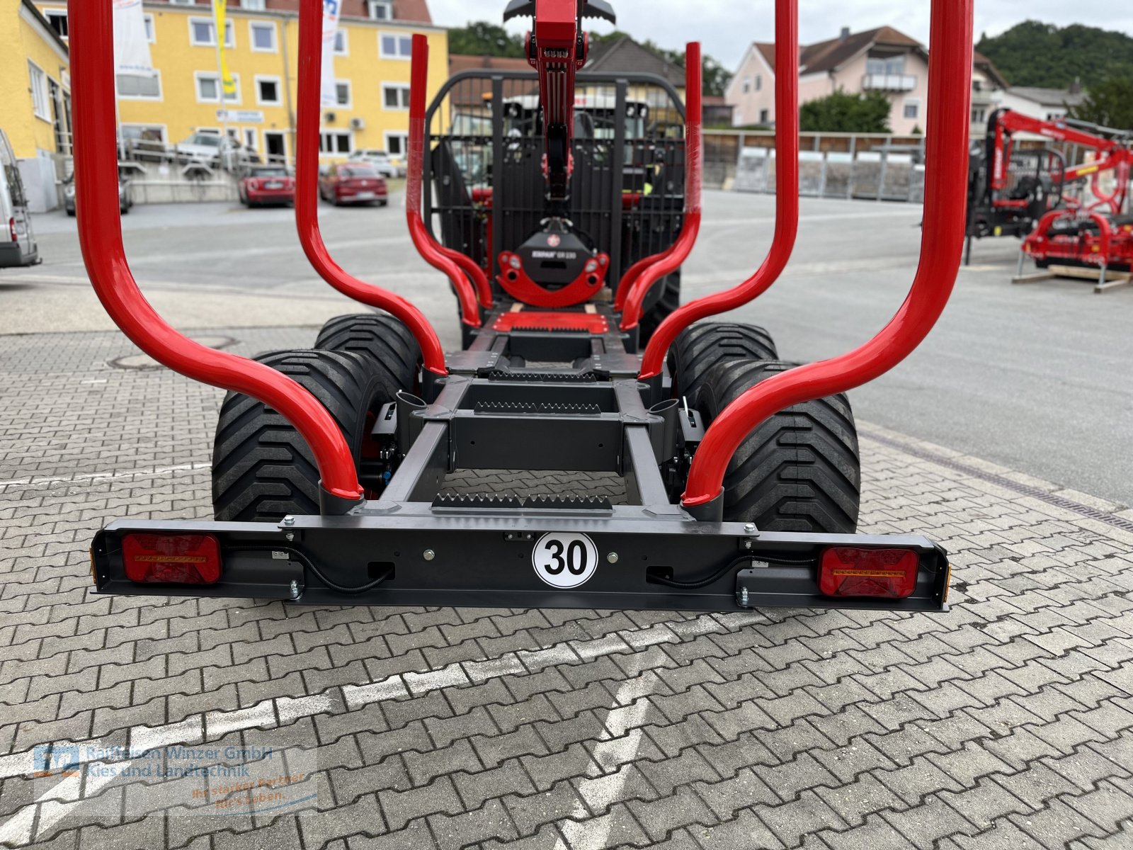 Rückewagen & Rückeanhänger del tipo Krpan GP 10 D GD 7,6 K Kran, Neumaschine In Winzer (Immagine 11)