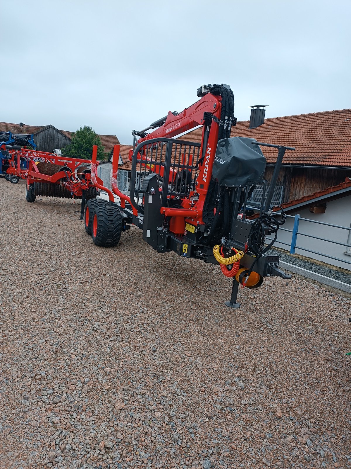 Rückewagen & Rückeanhänger Türe ait Krpan GP 10, Neumaschine içinde Cham (resim 2)