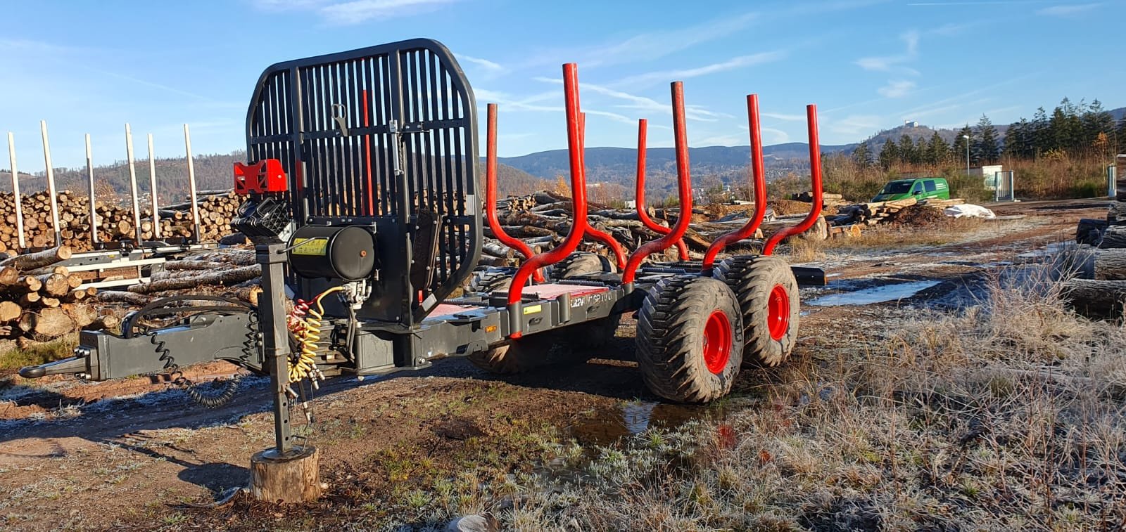 Rückewagen & Rückeanhänger Türe ait Krpan GP 10, Gebrauchtmaschine içinde Suhl (resim 1)