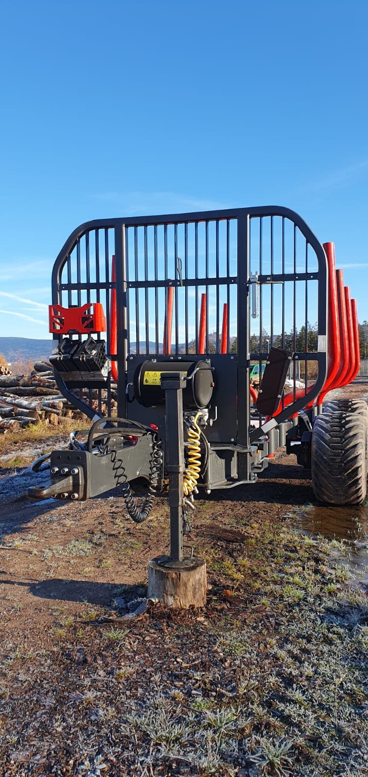 Rückewagen & Rückeanhänger Türe ait Krpan GP 10, Gebrauchtmaschine içinde Suhl (resim 2)