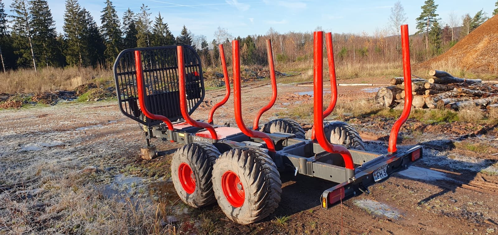 Rückewagen & Rückeanhänger Türe ait Krpan GP 10, Gebrauchtmaschine içinde Suhl (resim 3)