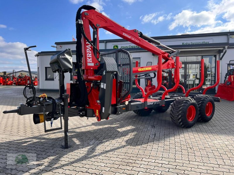 Rückewagen & Rückeanhänger typu Krpan GP 11 D mit Kran 7,4k, Neumaschine w Steinwiesen (Zdjęcie 1)