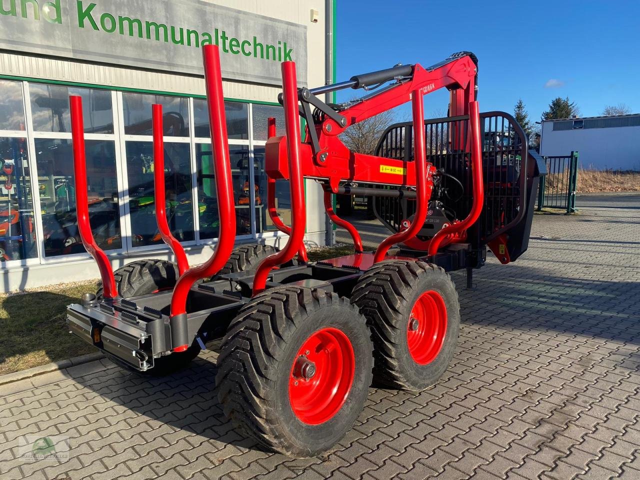 Rückewagen & Rückeanhänger tipa Krpan GP 12 D mit Kran 8,6K, Neumaschine u Münchberg (Slika 5)