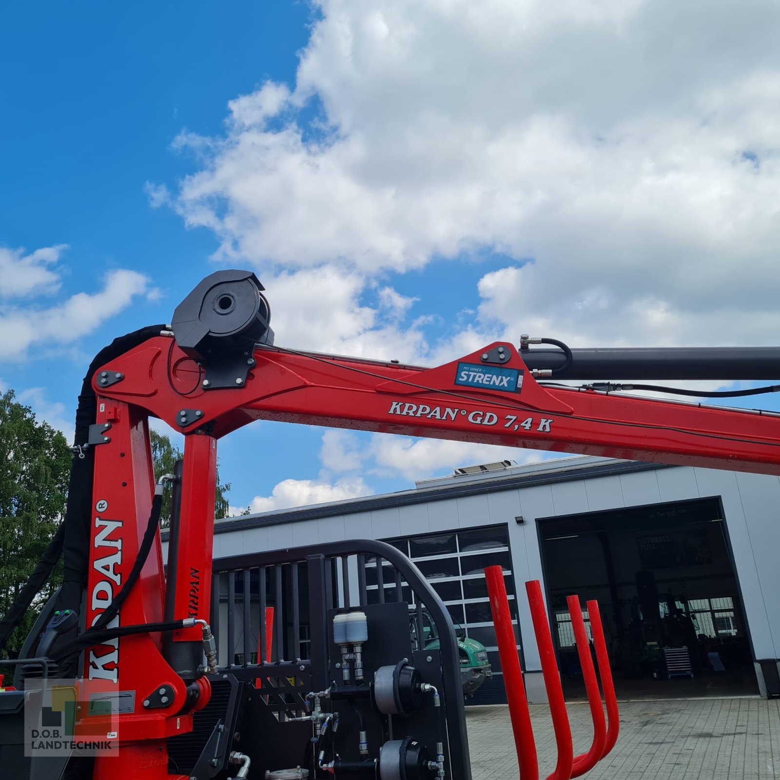 Rückewagen & Rückeanhänger del tipo Krpan Gp 12 D mit Krpan GD 7.4 K, Gebrauchtmaschine en Regensburg (Imagen 10)