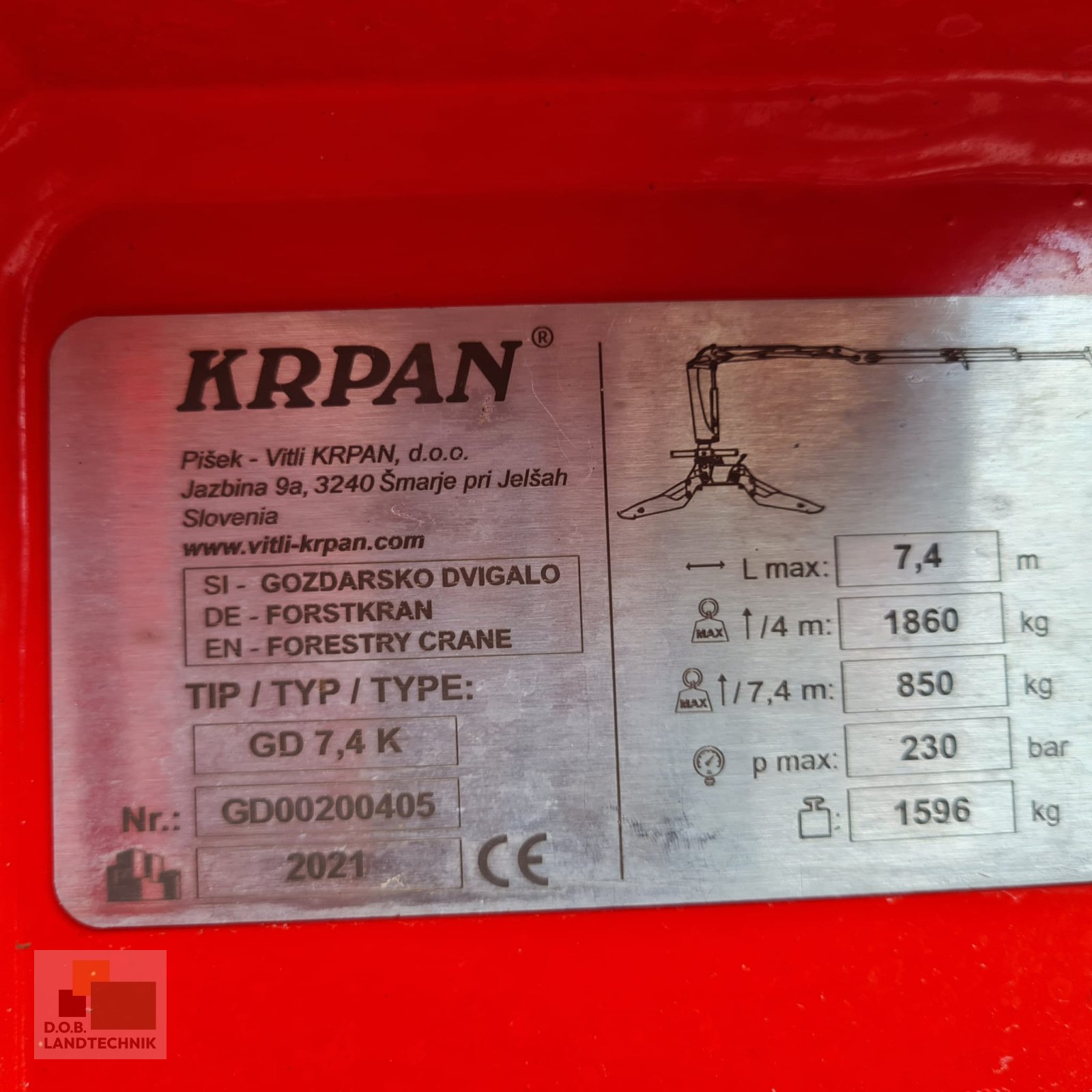 Rückewagen & Rückeanhänger typu Krpan Gp 12 D mit Krpan GD 7.4 K, Gebrauchtmaschine v Regensburg (Obrázok 17)