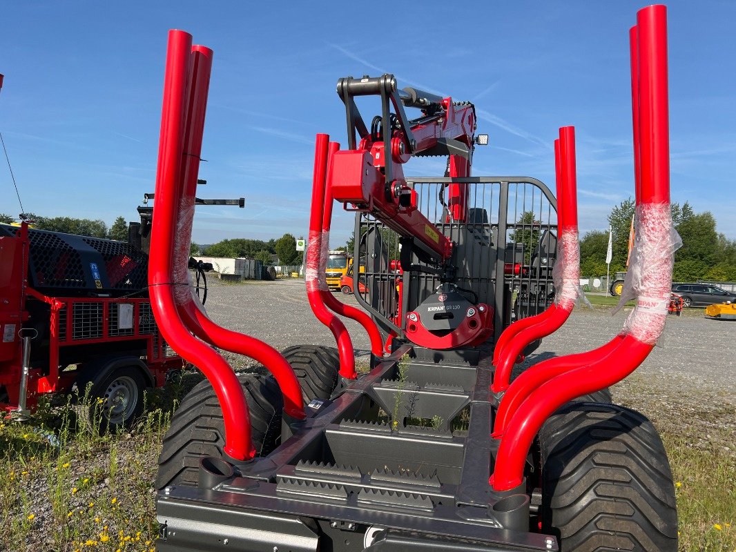 Rückewagen & Rückeanhänger от тип Krpan GP 12 DF mit Kran, Neumaschine в Steinheim-Bergheim (Снимка 5)